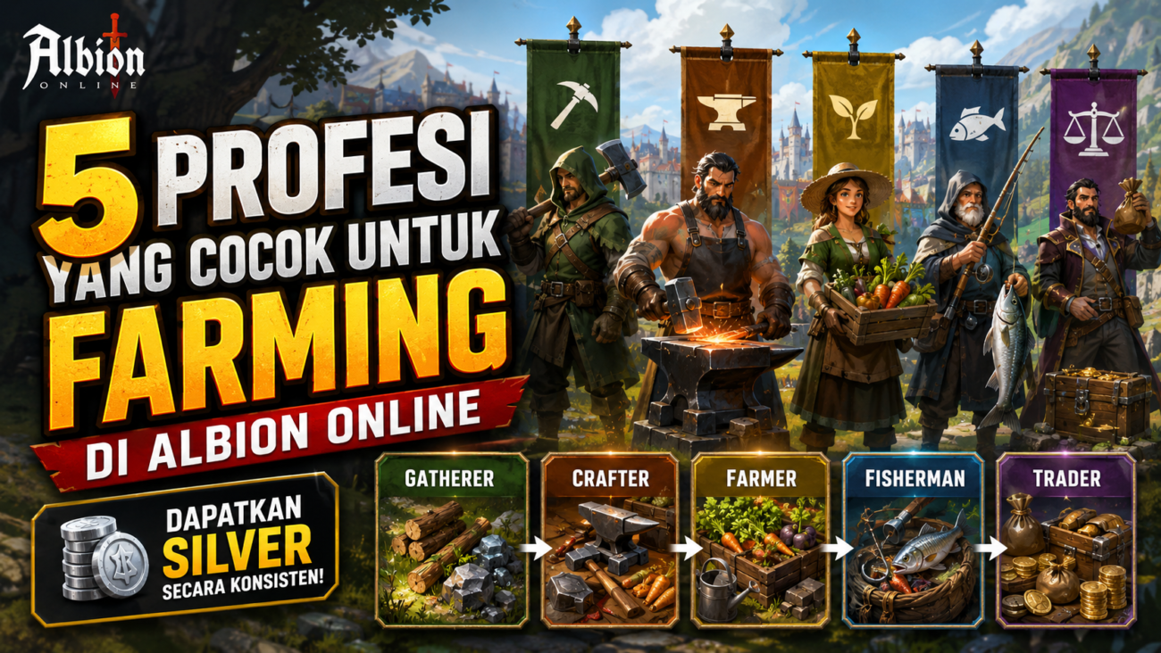 5 Profesi Yang Cocok Untuk Farming Di Albion Online