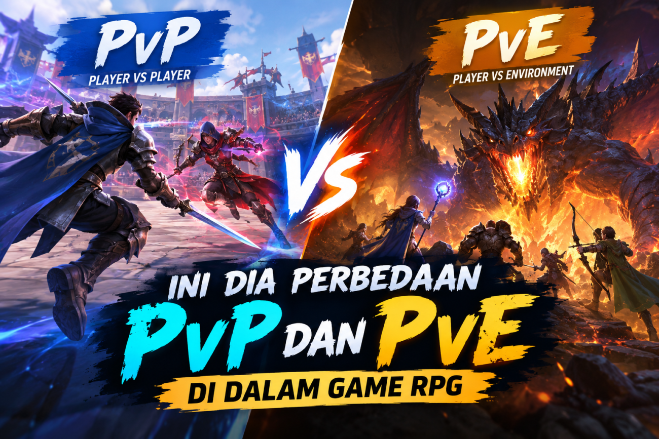 Ini Dia Perbedaan PvP dan PvE di Dalam Game RPG
