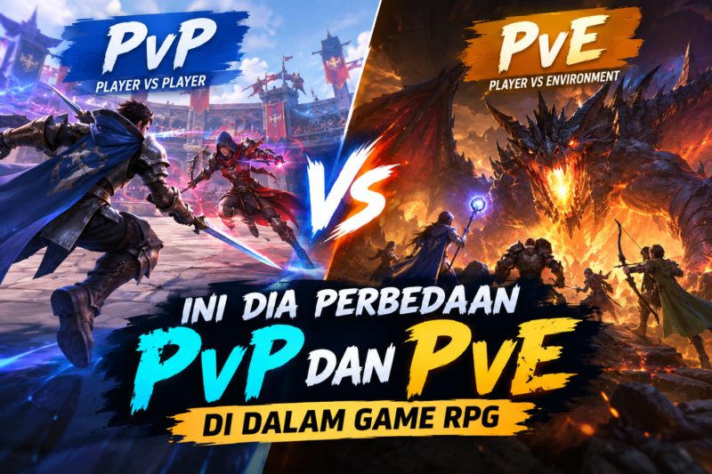 Ini Dia Perbedaan PvP dan PvE di Dalam Game RPG